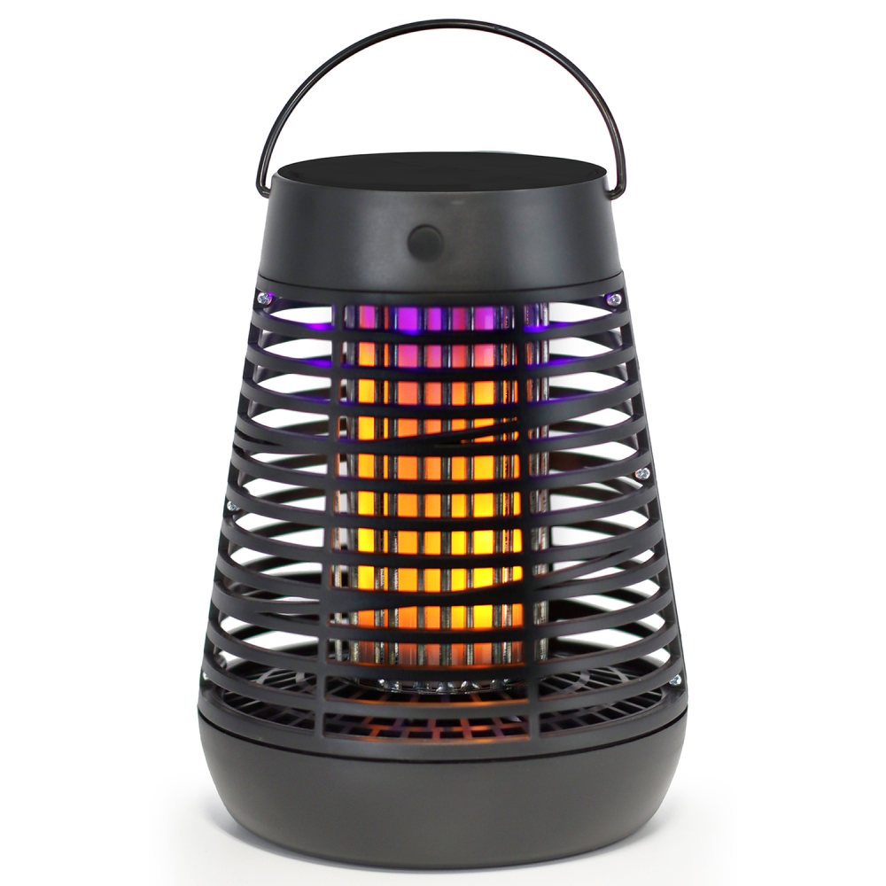 PIC® Flickering Flame Solar Portable Bug Zapper Insect