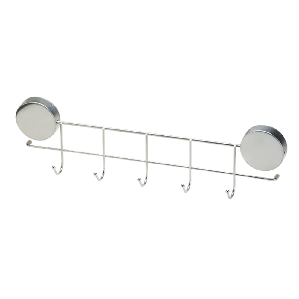 Better Houseware Stainless-Steel Magnetic 5-Hook Utensil Rack,