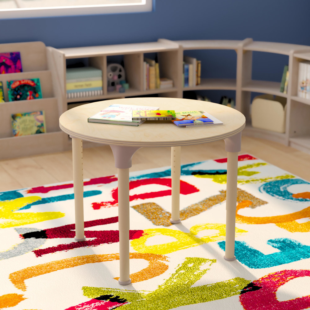 Flash Furniture Bright Beginnings Round Commercial Grade Wooden