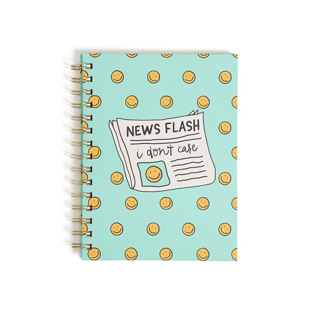 U Brands® Spiral Journal, 6" x 8", News