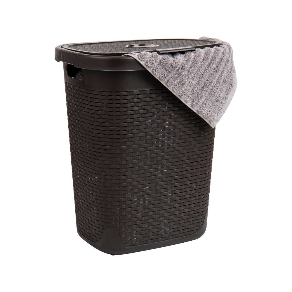 Mind Reader 50L Slim Laundry Hamper Clothes Basket