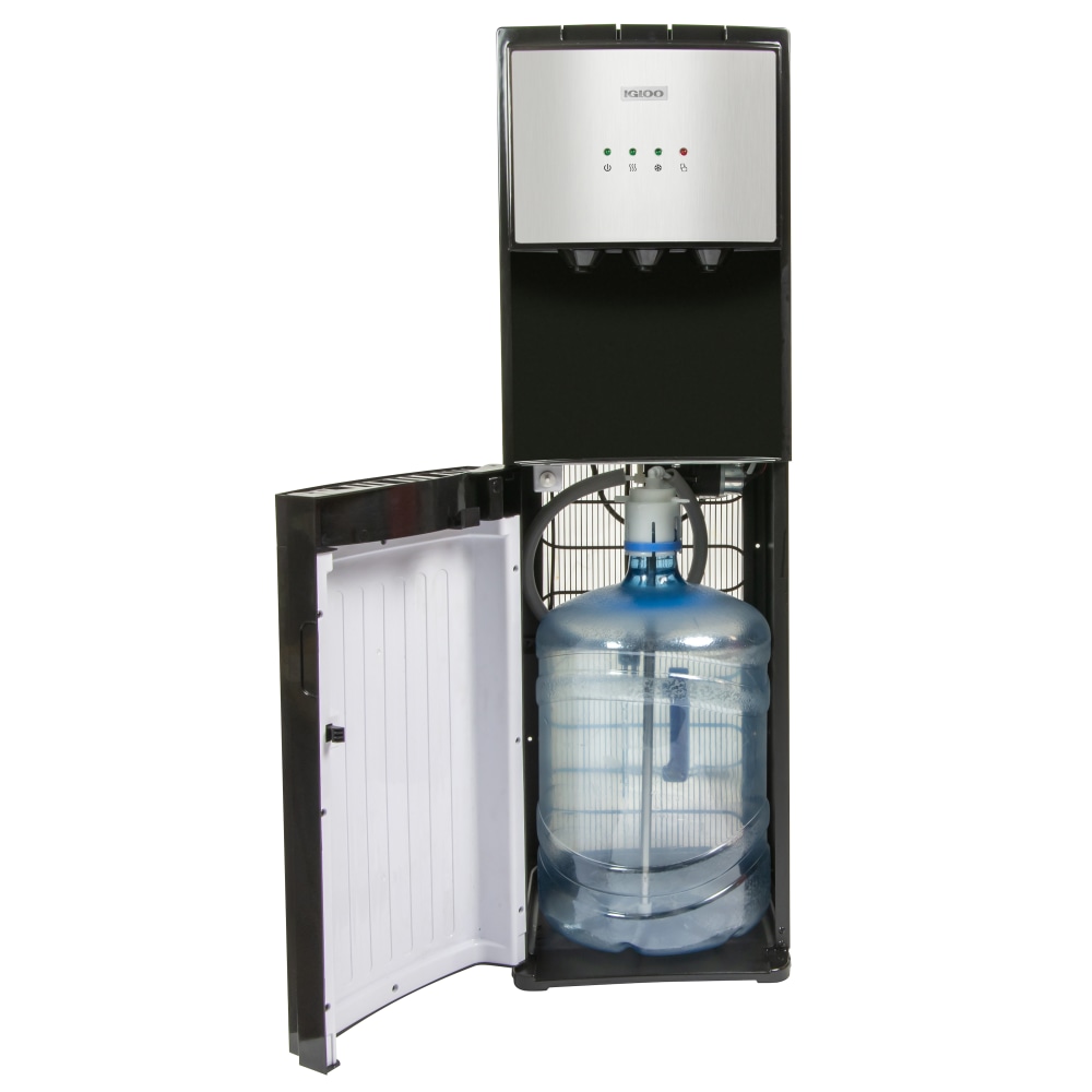Igloo Hot/Cold Bottom-Load Water Dispenser, 39-13/16”H x 10-1/4”W