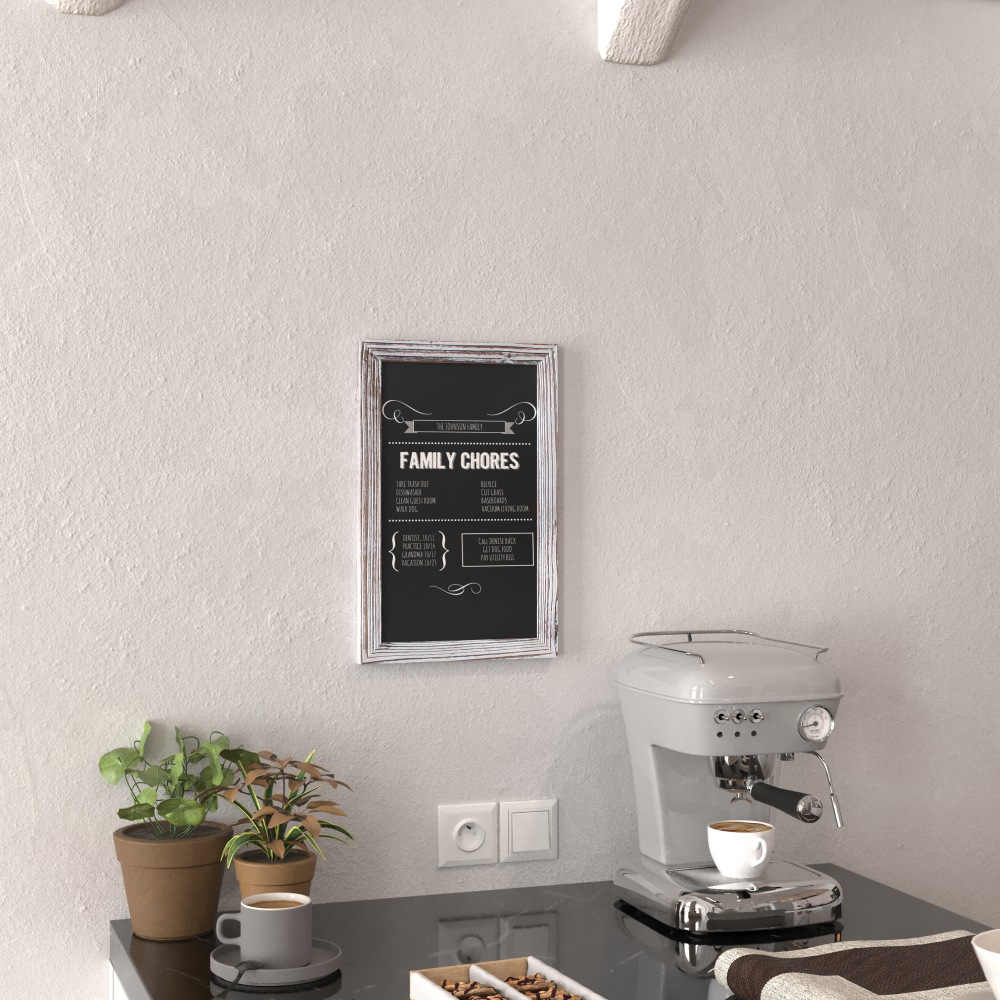 Flash Furniture Canterbury Wall Mount Magnetic Chalkboard Signs,