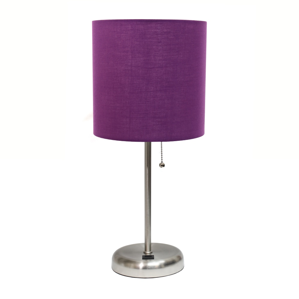 Creekwood Home Oslo USB Port Metal Table Lamp,