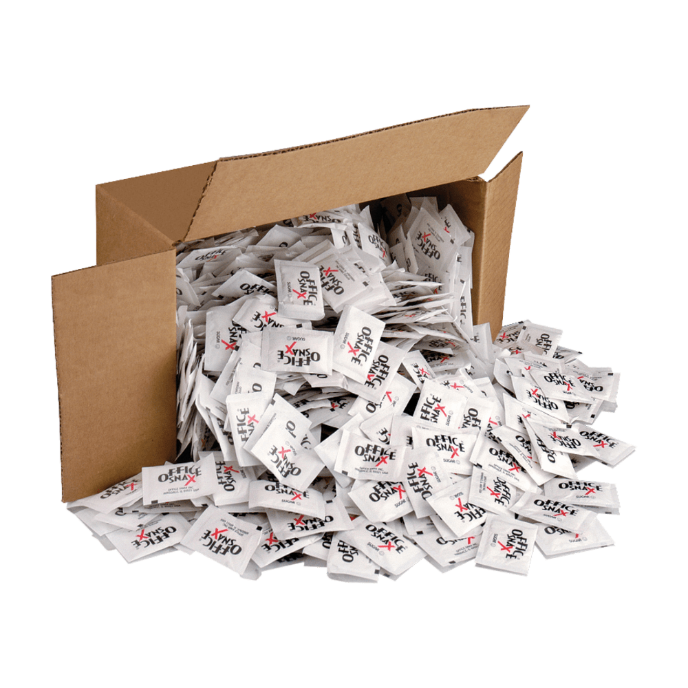 Office Snax Sugar Packs, 2.8 Oz, Carton Of