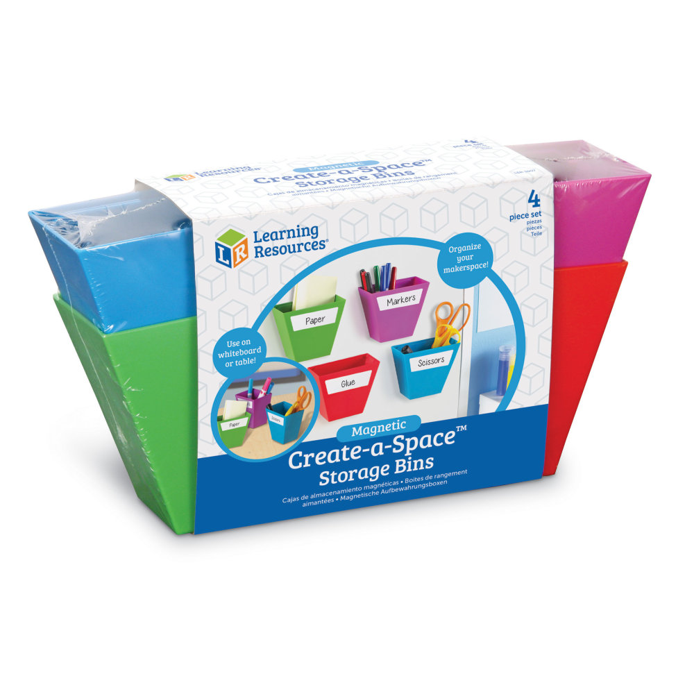 Learning Resources Magnetic Create-a-Space Storage Bins