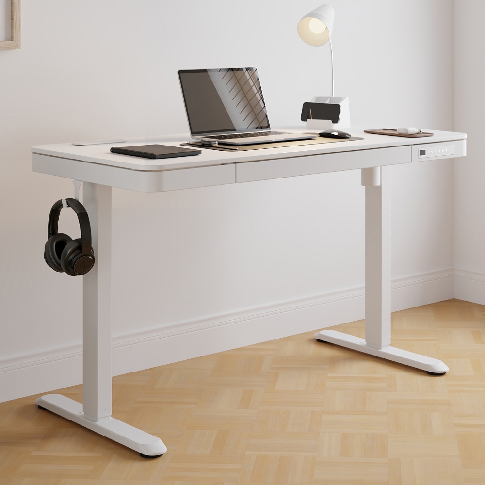Realspace® 47” Vetra Electric Height-Adjustable Standing Desk,