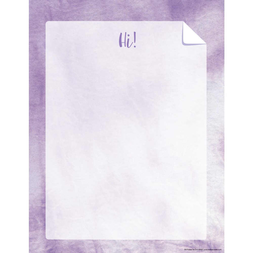 Barker Creek Designer Computer Paper, 8-1/2” x 11”,