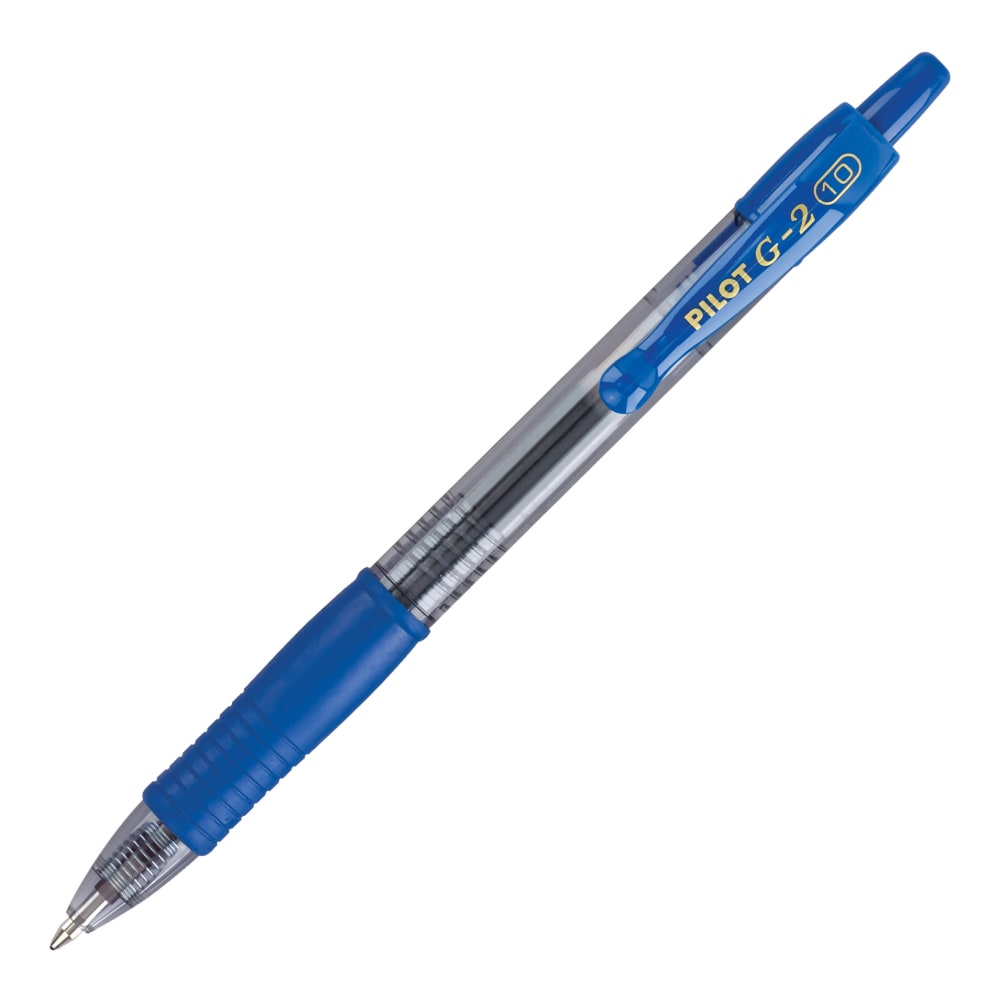 Pilot G2 Retractable Gel Pens, Bold Point, 1.0