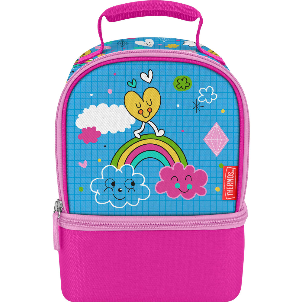 Thermos Dual-Compartment Lunch Kit, 9”H x 6-3/4”W x