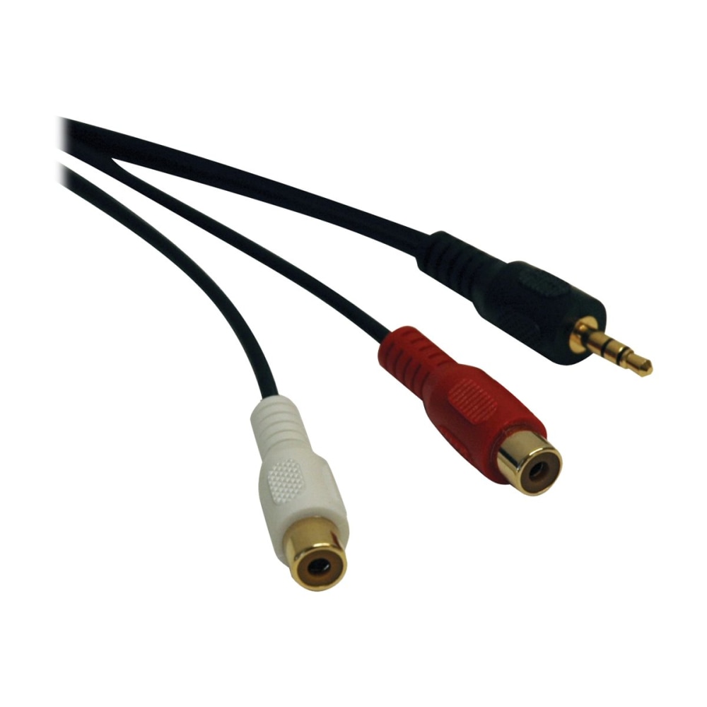 Tripp Lite Mini Stereo To 2RCA Audio Y