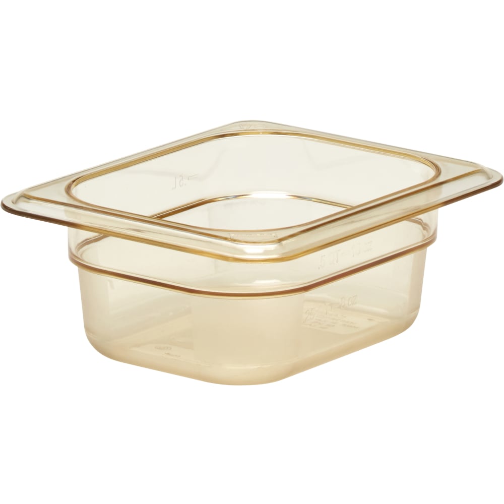 Cambro H-Pan High-Heat GN 1/8 Food Pans, 2-1/2"H