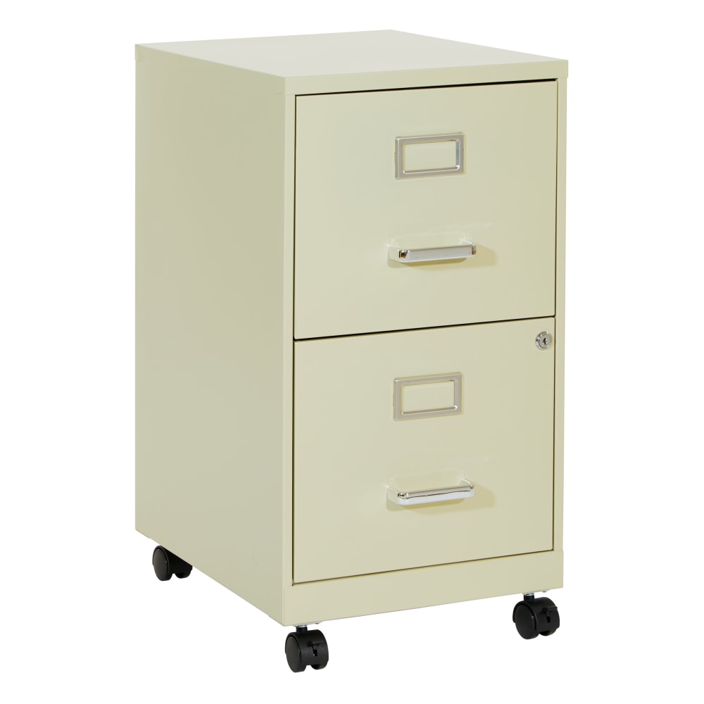 Office Star™ 20"D Vertical 2-Drawer Mobile Locking File