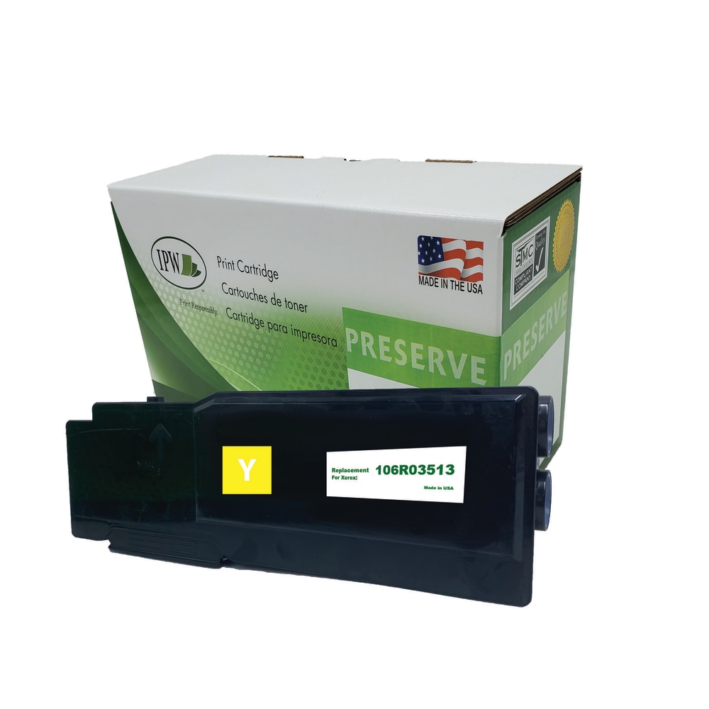 IPW Preserve Remanufactured Yellow High Yield Toner Cartridge