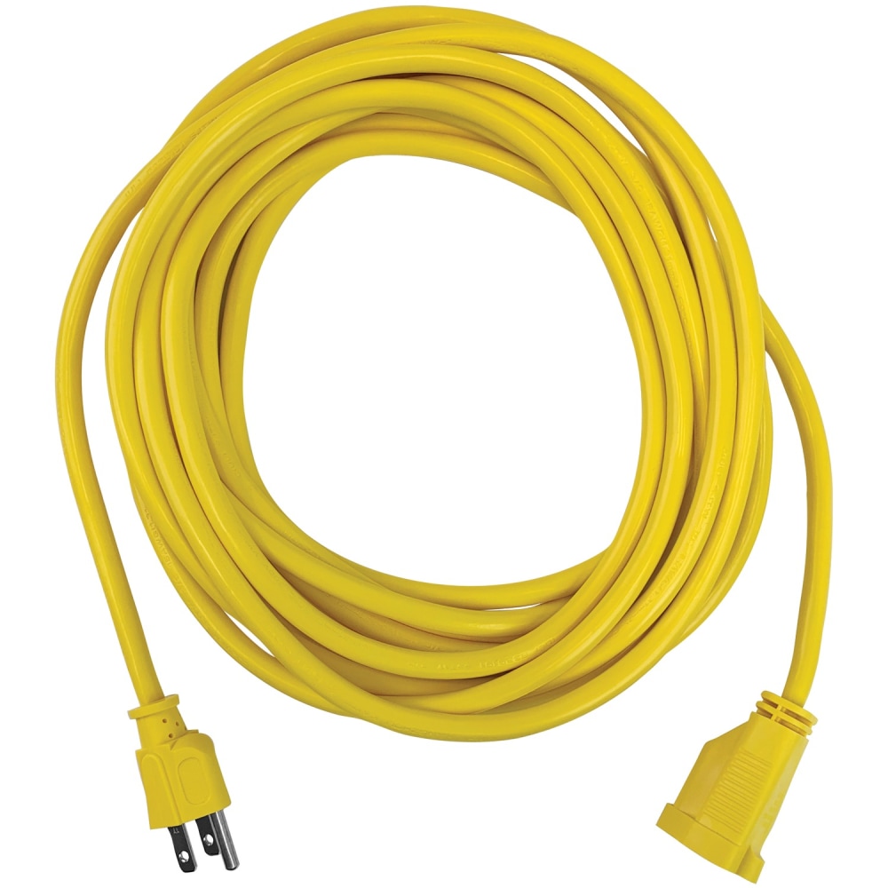 Stanley 33257 Outdoor Power Extension Cord, 25&#x27;, Yellow