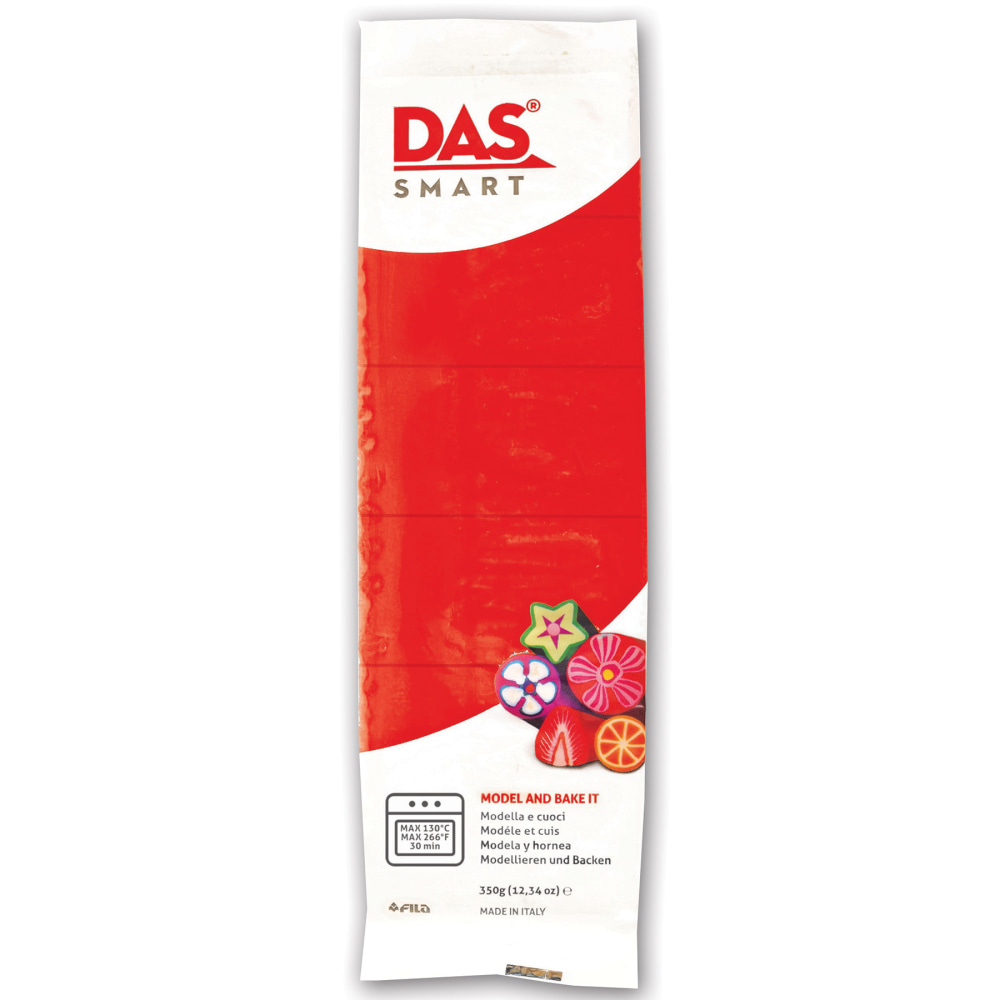 DAS Smart Clay, 350 G, Scarlet Red