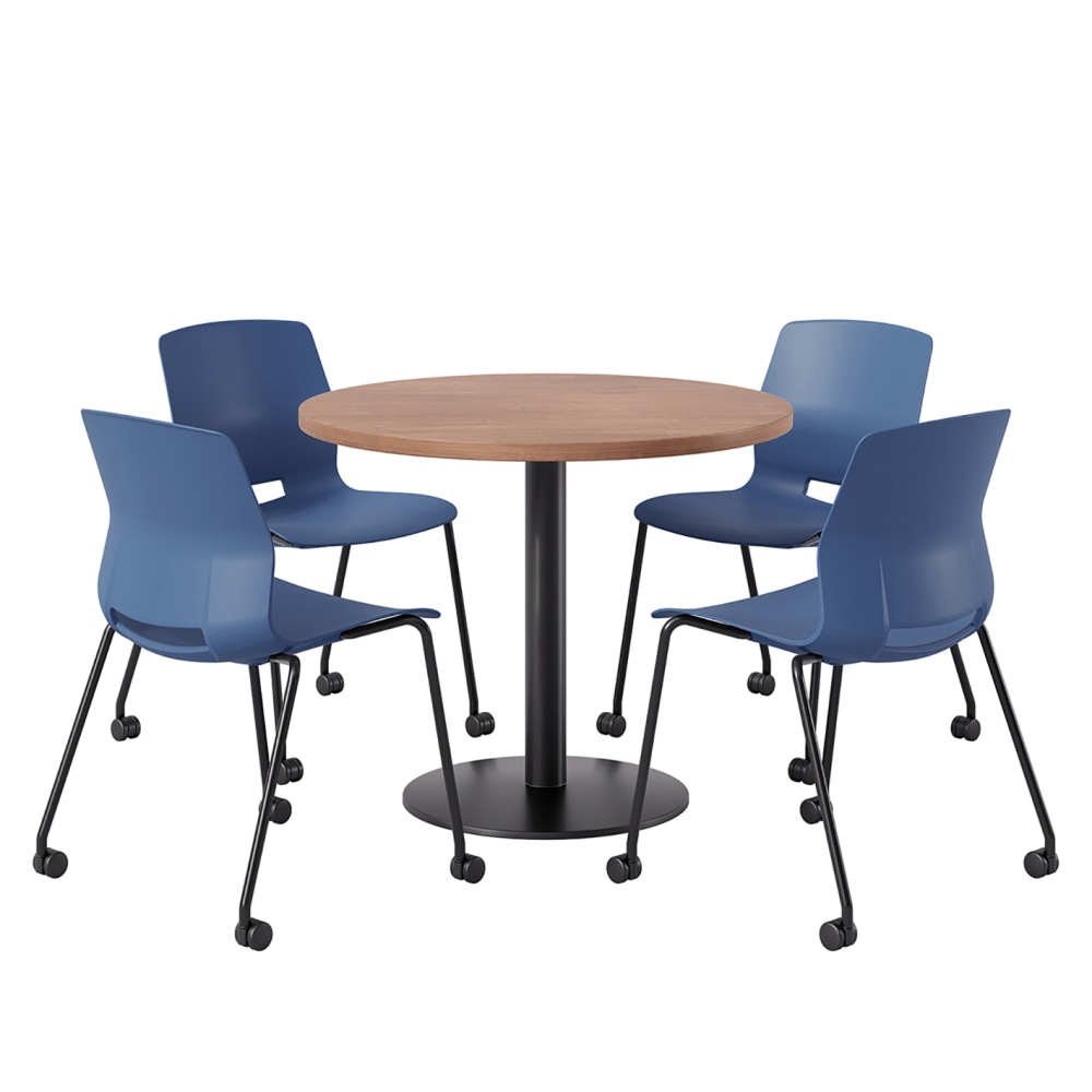 KFI Studios Proof Cafe Round Pedestal Table With