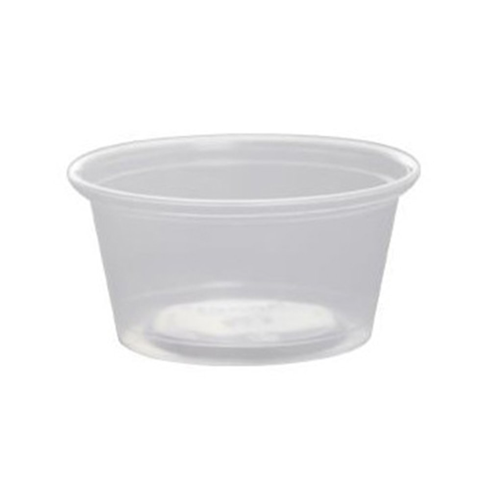 Karat Poly Portion Cups, 2 Oz, Clear, Case