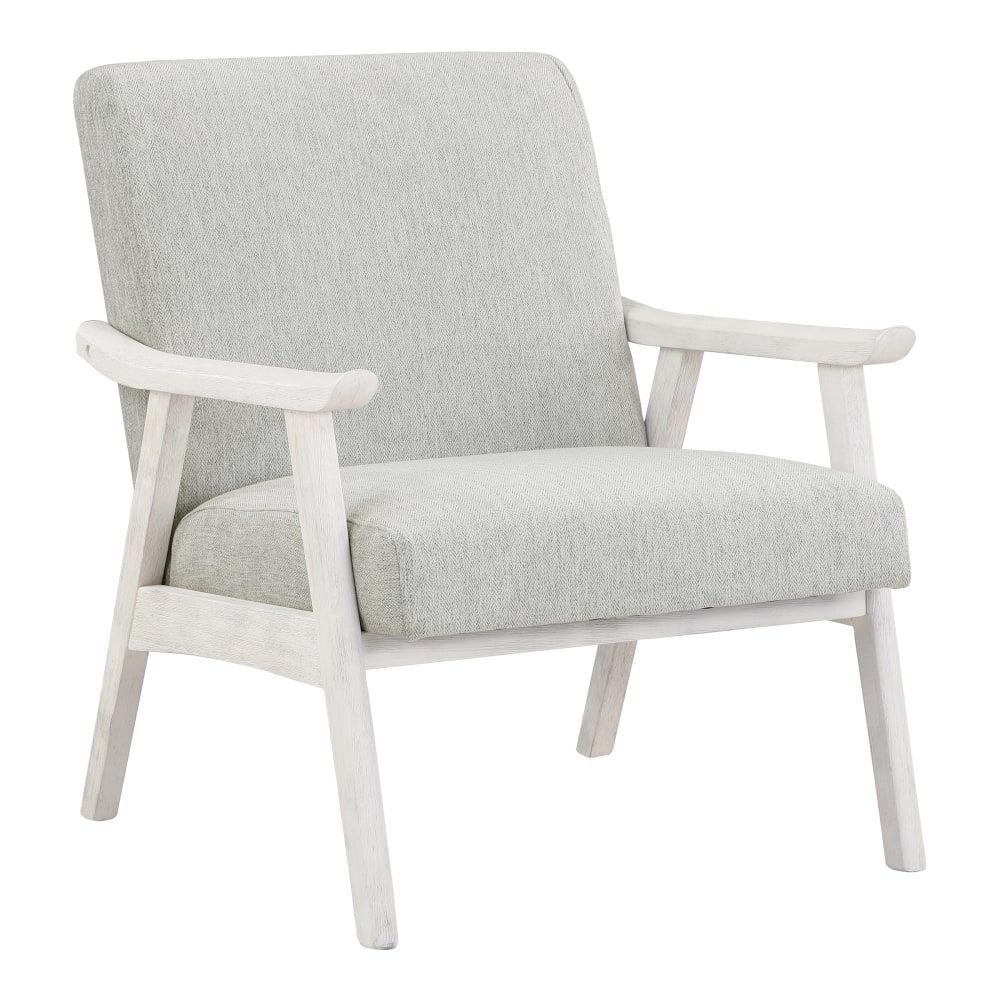 Office Star™ Weldon Armchair, Smoke/Antique White