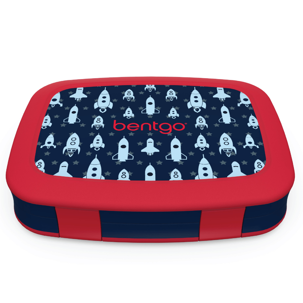 Bentgo Kids Prints 5-Compartment Lunch Box, 2"H x