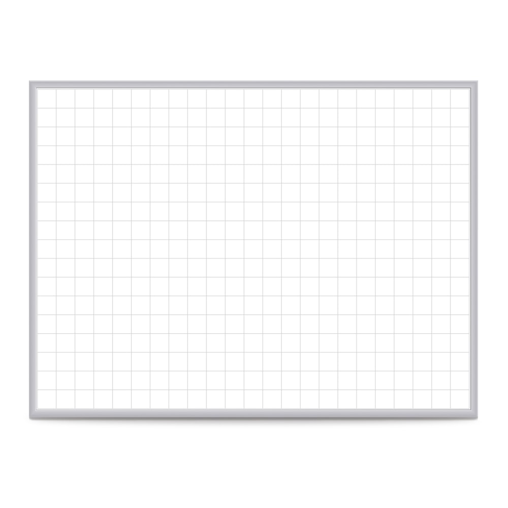 Ghent Grid Magnetic Dry-Erase Whiteboard, 48" x 72",