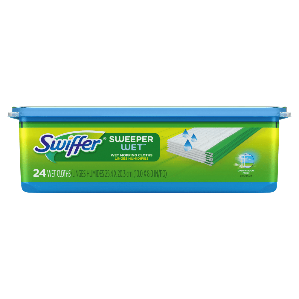 Swiffer Sweeper Wet Mopping Pad Refills, Open-Window Fresh