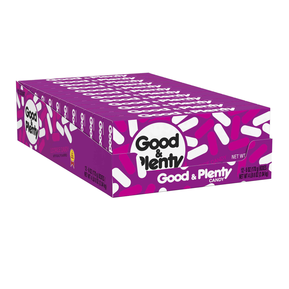 Good & Plenty Licorice Candy, 6 Oz, Pack