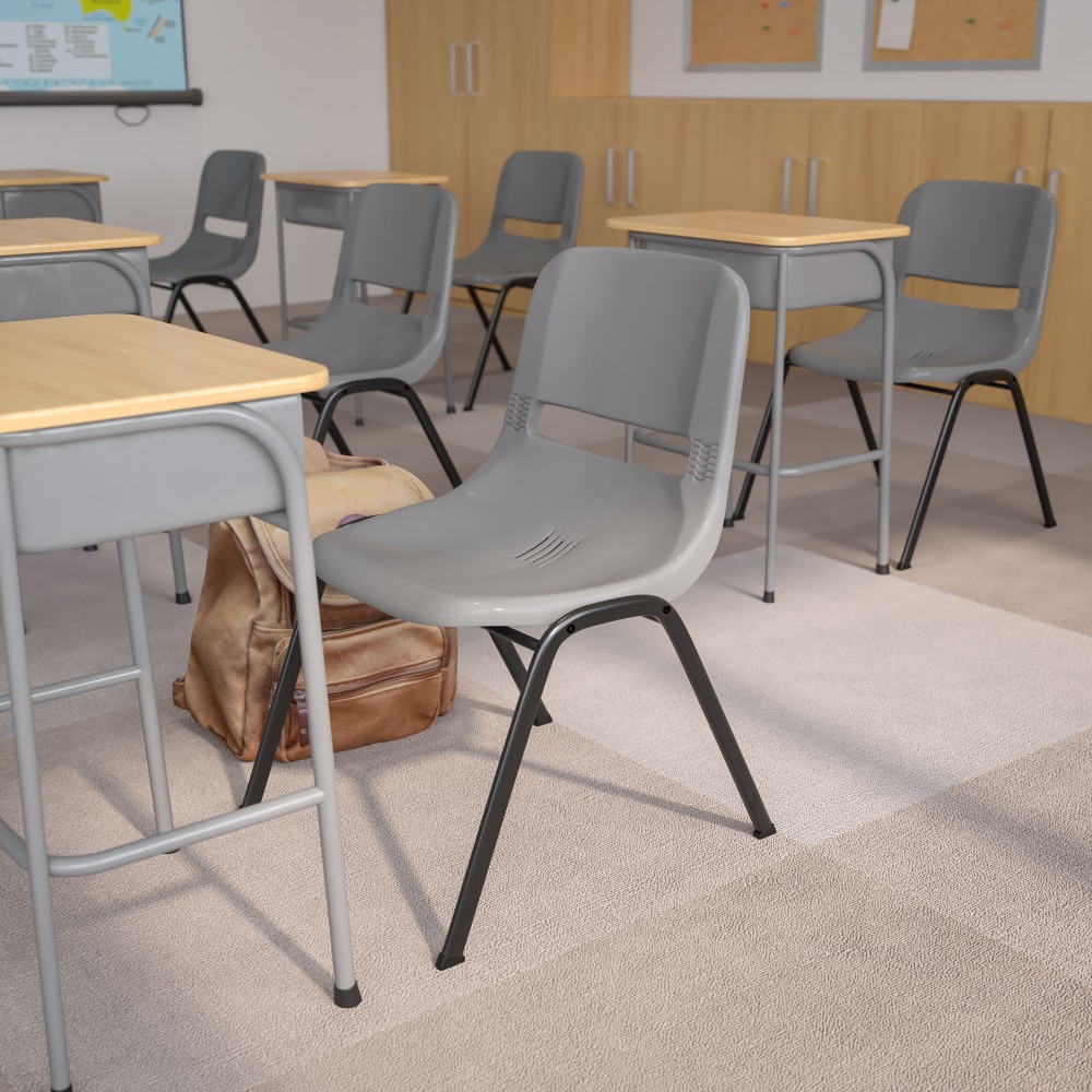 Flash Furniture HERCULES Series Ergonomic Shell Stack Chair,