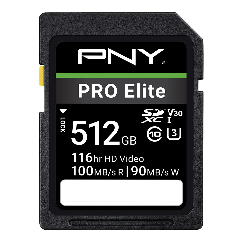 PNY PRO Elite Class 10 U3 V30 SD