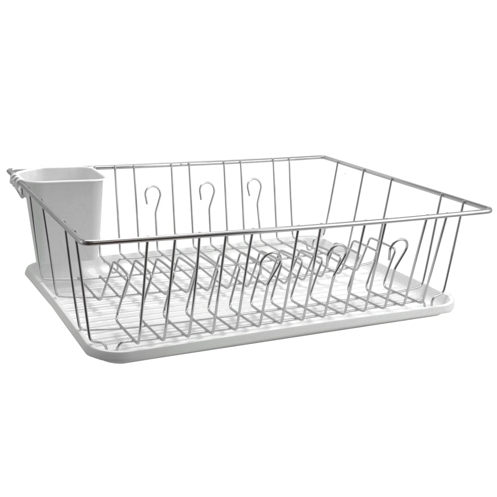MegaChef Dish Rack With 14 Plate Positioners And