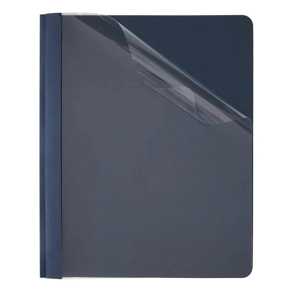 Office Depot® Brand Clear-Front Report Covers With Linen