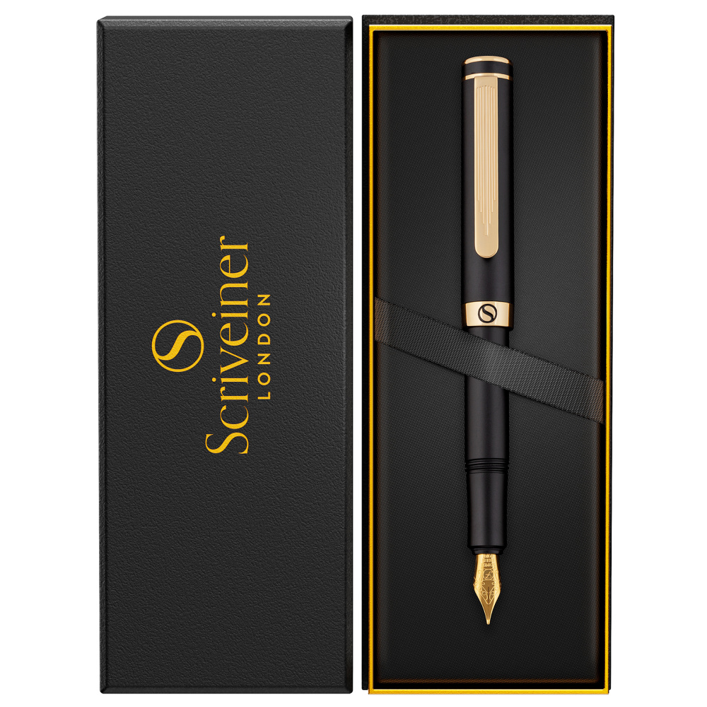 Scriveiner EDC Luxury Fountain Pen, Medium Nib, 0.7