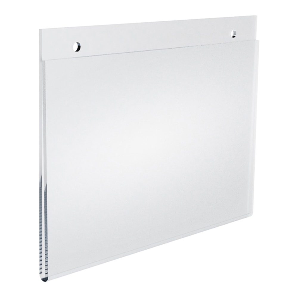 Azar Displays U-Frame Wall-Mount Acrylic Sign Holders,