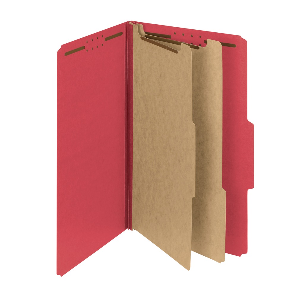 Smead® Pressboard Classification Folders With SafeSHIELD®