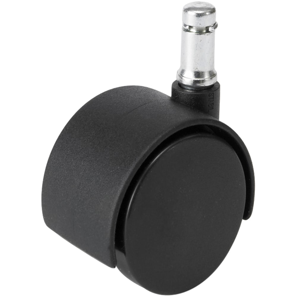 Safco® Task Master Chair Carpet Casters, 2", Black,