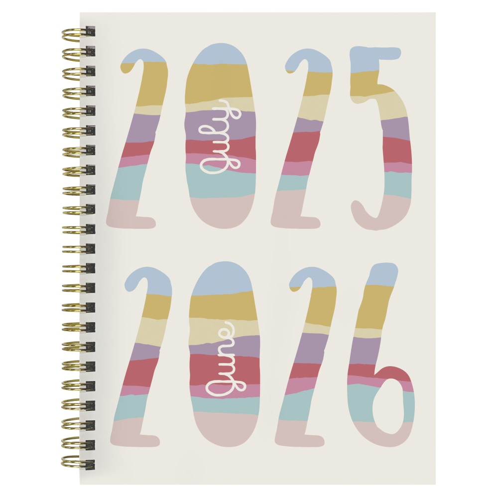 2025-2026 TF Publishing Medium Weekly/Monthly Planner, 6-1/2” x