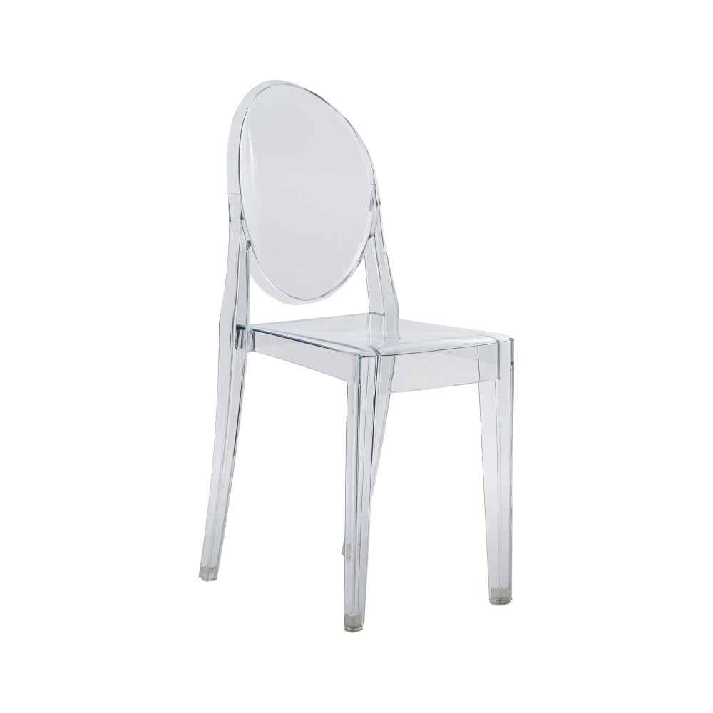 Techni Home Acrylic Ghost Event Stacking Chairs, Clear,
