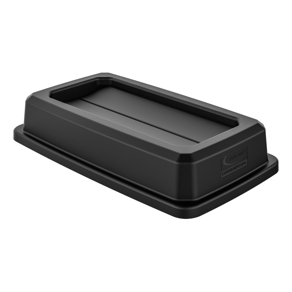 Suncast Commercial Double-Flip Lid For Narrow Trash Cans,