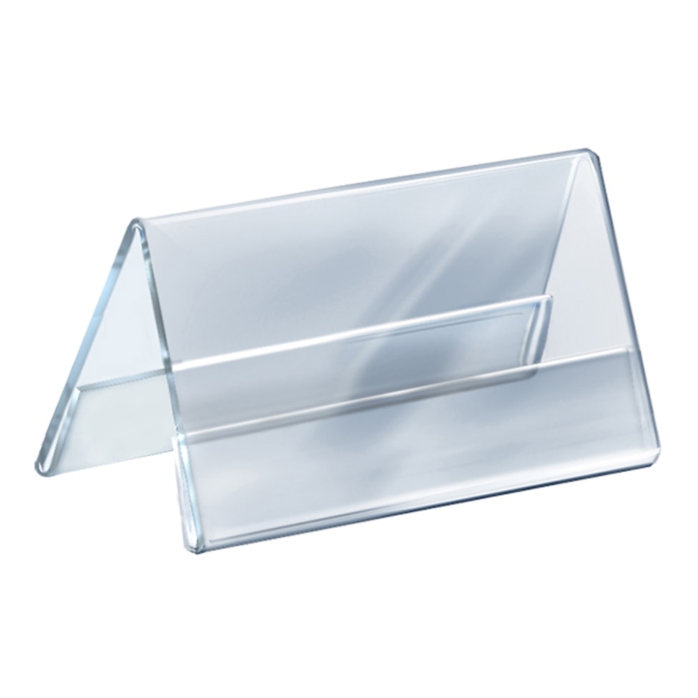 Azar Displays Acrylic Horizontal 2-Sided Nameplates, 5-1/2"H