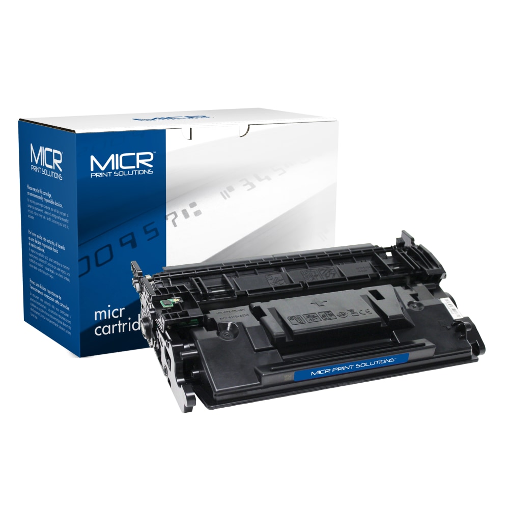 MICR Print Solutions Remanufactured Black MICR Toner Cartridge
