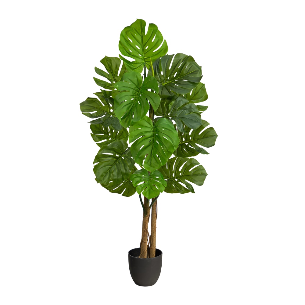 Nearly Natural Monstera 48”H Artificial Tree With Planter,
