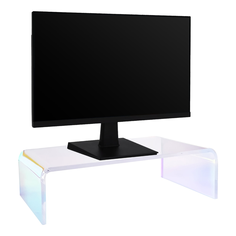 Realspace® Acrylic Monitor Stand, 4"H x 15"W x