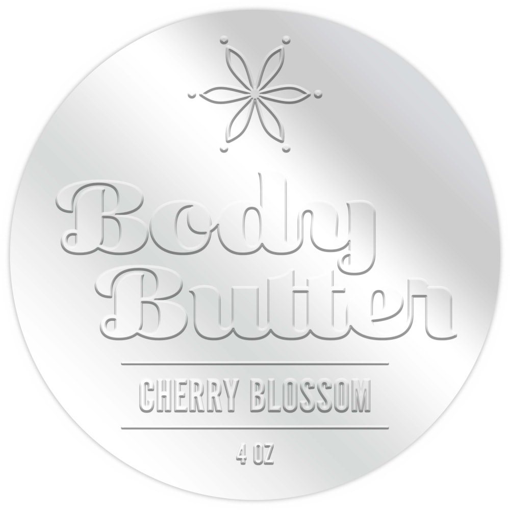 Custom Blind-Embossed Labels And Stickers, Foil Stock,