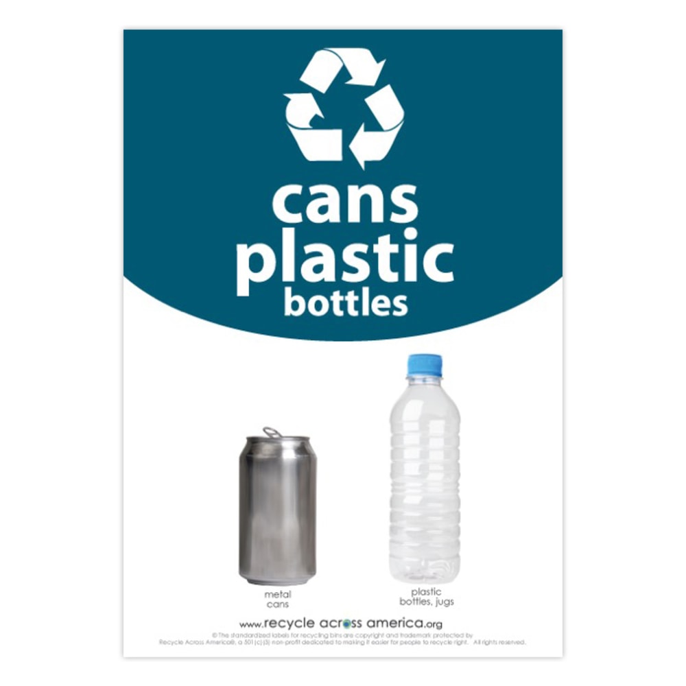 Recycle Across America Cans And Plastics Standardized Recycling