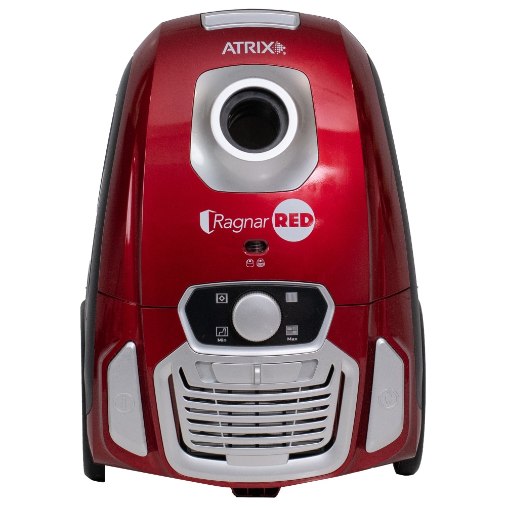 Atrix Ragnar Red Canister Vacuum With HEPA Filtration