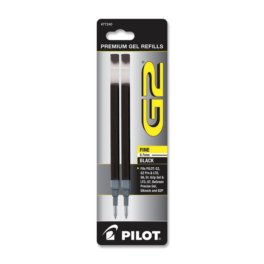 Pilot G2 Gel Refill, Fine Point, 0.7mm, Black