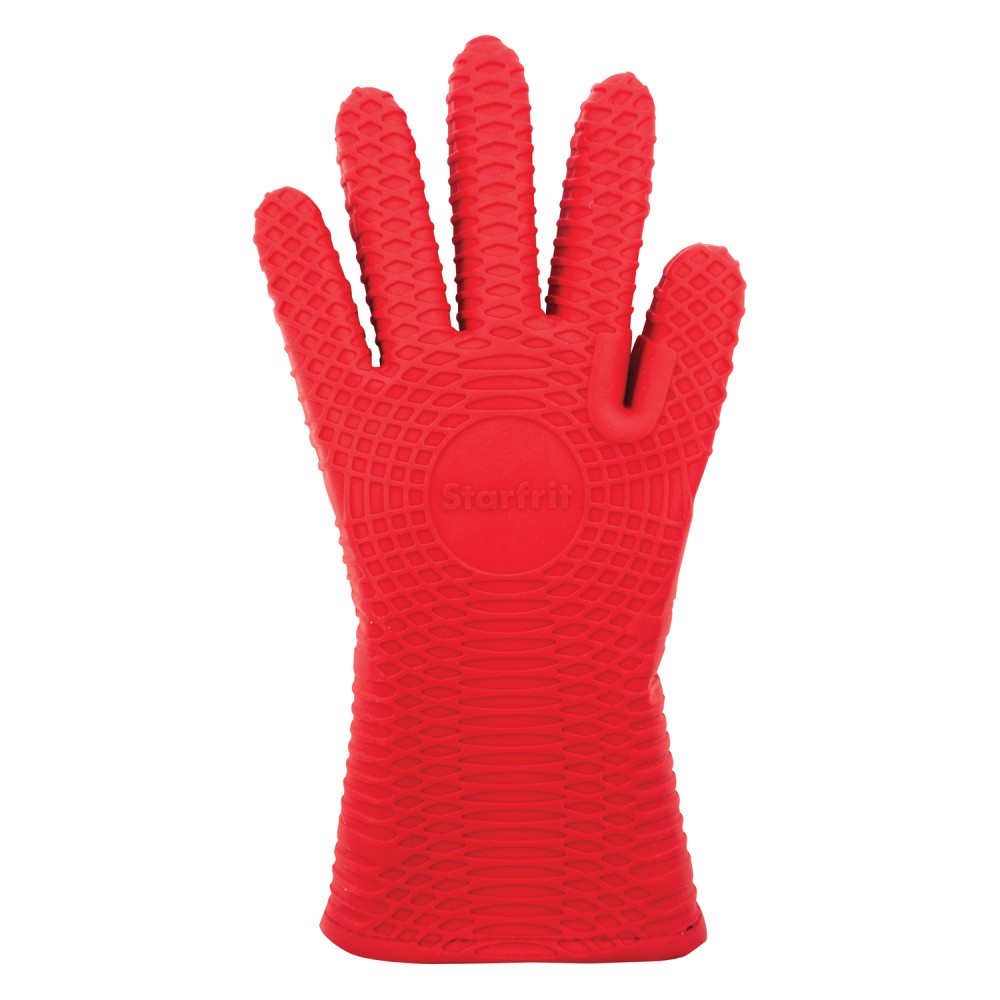 Starfrit® Silicone Oven Glove, 12-In., Red