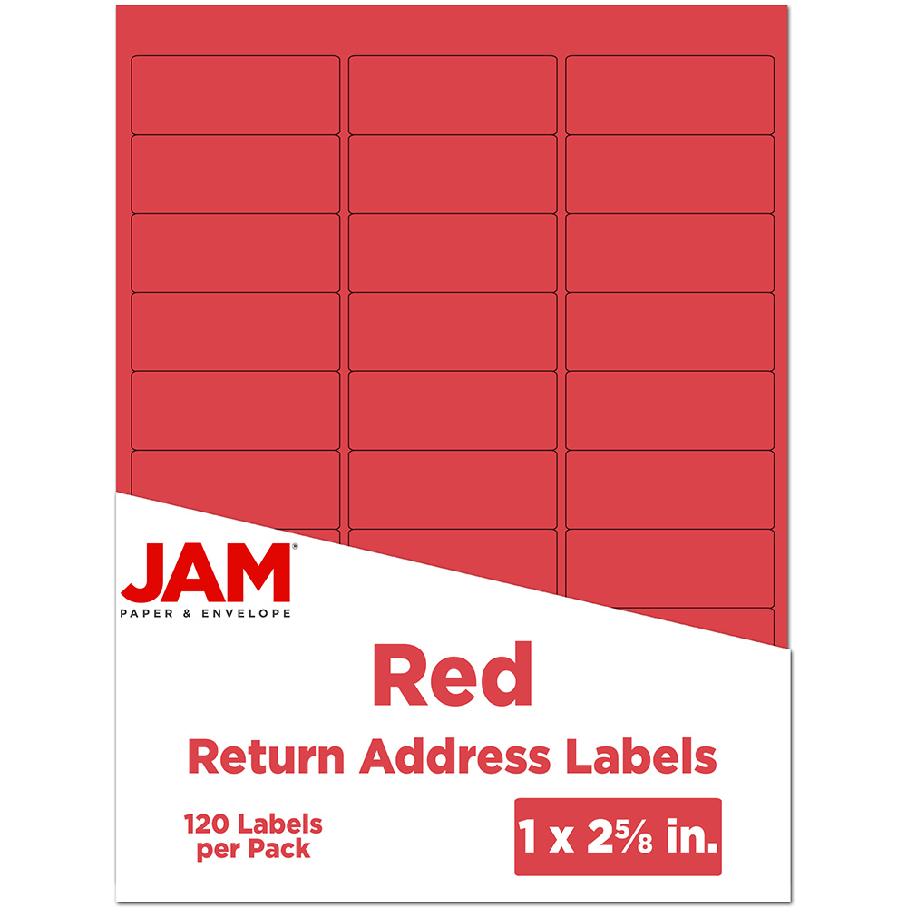 JAM Paper® Mailing Address Labels, Rectangle, 2 5/8"