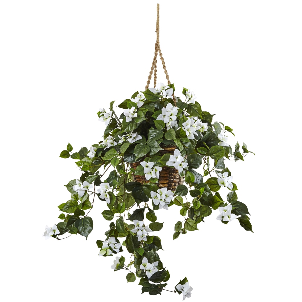 Nearly Natural Bougainvillea 28”H Artificial Plant With Hanging
