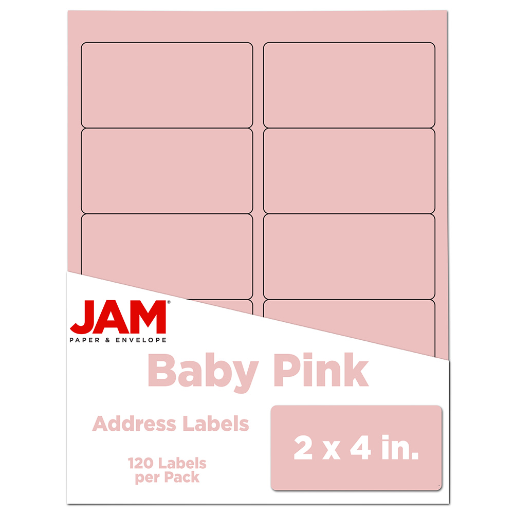 JAM Paper® Mailing Address Labels, Rectangle, 2" x